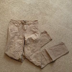 American Eagle khaki skinnies